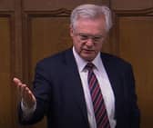 Conservative MP David Davis spoke in the House of Commons yesterday.