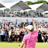 Rory McIlroy acknowledges the crowd after winning the RBC Canadian Open at St. George's Golf and Country Club in Etobicoke, Ontario. Picture: Minas Panagiotakis/Getty Images.