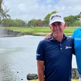 Euan McIntosh, the sole Scot in the field, has long-time friend Alan Tait on his bag in the Legends Tour's season-ending MCB Tour Championship in Mauritius this week.