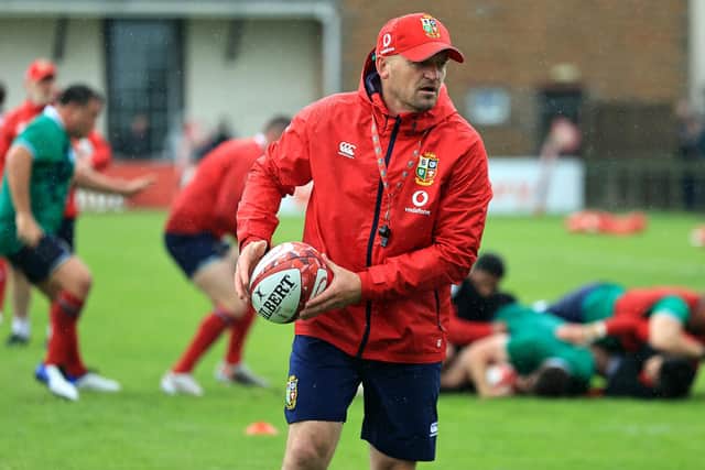 Gregor Townsend, the Lions attack coach, is isolating. Picture: David Rogers/Getty Images
