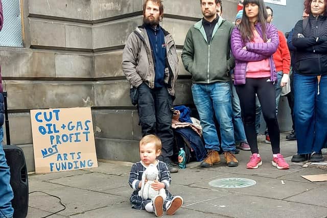 Protests have been held outside the Filmhouse cinema in Edinburgh. Picture: Annabelle Gauntlett.