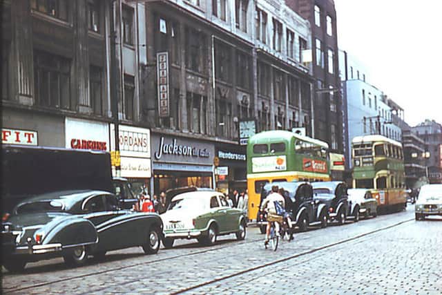 Glasgow City Centre, 1962. The couple met in a Greek restaurant and went on to have a happy two year relationship before their son was born and put up for adoption in order to hide the young woman's pregnancy outwith marriage. PIC: geograph.org.