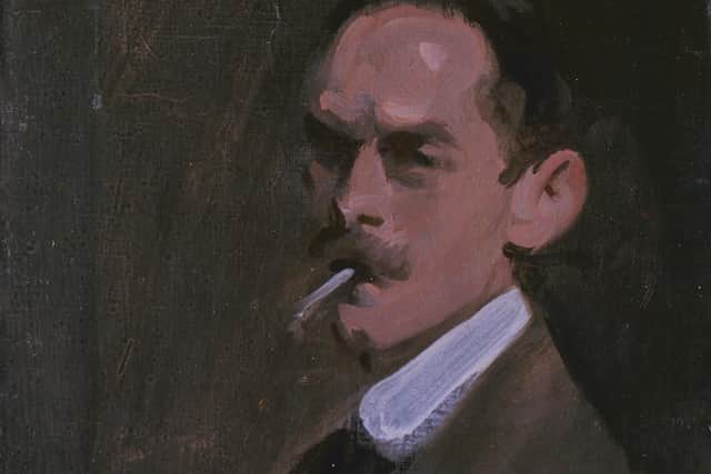 Self-portrait, by SJ Peploe
