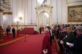 King Charles III attends a presentation of loyal addresses by the privileged bodies, at a ceremony at Buckingham Palace on Thursday, March 9 (Picture: Yui Mok/PA)