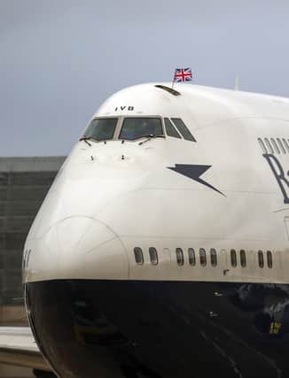 Aircraft, G-CIVB, a British Airways Boeing 747-400 aircraft which took its last flight in October 2020 picture: PA
