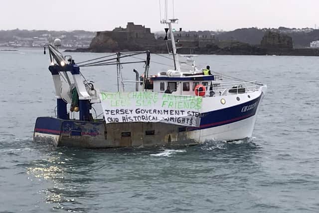 Royal Navy ships patrolling Jersey amid post-Brexit fishing rights row