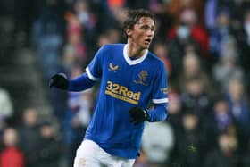 Rangers' Alex Lowry made his first senior start in the 1-0 win over Livingston at Ibrox. (Photo by Alan Harvey / SNS Group)