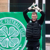 Celtic keeper Joe Hart took great delight in being able to stretch his mind back to his first experience of senior football. (Photo by Craig Foy / SNS Group)