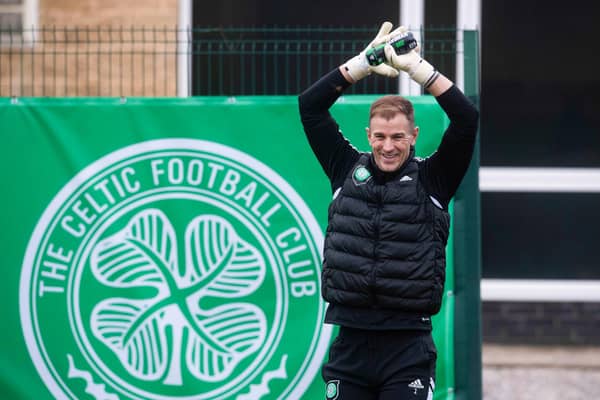 Celtic keeper Joe Hart took great delight in being able to stretch his mind back to his first experience of senior football. (Photo by Craig Foy / SNS Group)