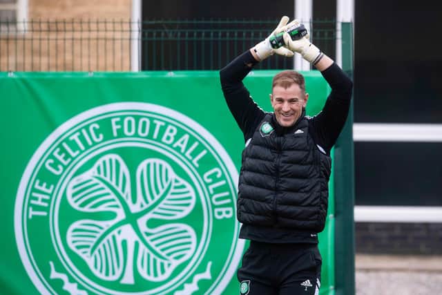 Celtic keeper Joe Hart took great delight in being able to stretch his mind back to his first experience of senior football. (Photo by Craig Foy / SNS Group)