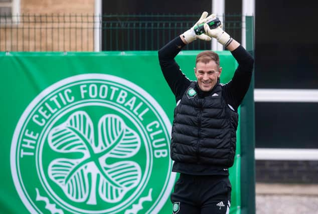 Celtic keeper Joe Hart took great delight in being able to stretch his mind back to his first experience of senior football. (Photo by Craig Foy / SNS Group)