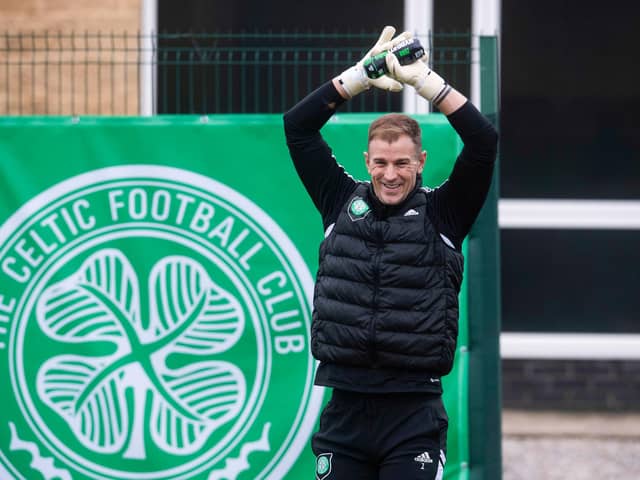 Celtic keeper Joe Hart took great delight in being able to stretch his mind back to his first experience of senior football. (Photo by Craig Foy / SNS Group)