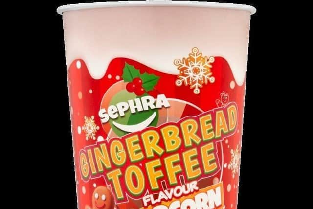 Sephra's seasonal gingerbread popcorn