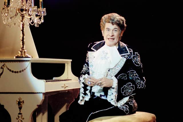 Stanley Baxter as Liberace in 1979. Picture: ITV/Shutterstock