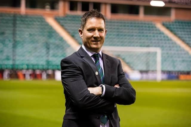 Greg McEwan has left his role as commerical director at Hibs, where he also spent six months as interim CEO.