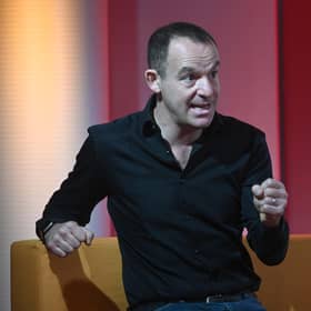 Martin Lewis appearing on the BBC1 current affairs programme, The Andrew Marr show.