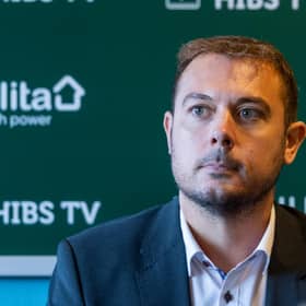 Hibs chief executive Ben Kensell has explained the challenges the club have faced while working to contain their Covid outbreak. Photo by Mark Scates / SNS Group