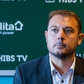 Hibs chief executive Ben Kensell has explained the challenges the club have faced while working to contain their Covid outbreak. Photo by Mark Scates / SNS Group