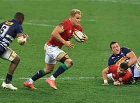 Duhan van der Merwe in action for the Lions against the Stormers. Picture: David Rogers/Getty Images