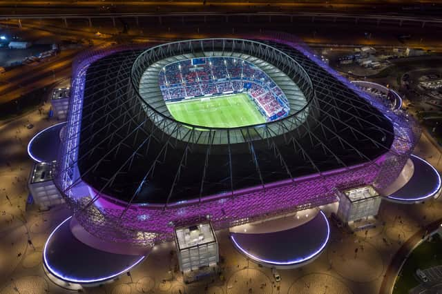 The specially built Ahmad Bin Ali Stadium in Doha, Qatar, will host several World Cup matches (Picture: Qatar 2022/Supreme Committee via Getty Images)