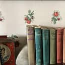 Books in a bedroom at Skaill House, Orkney. Pic: J Christie