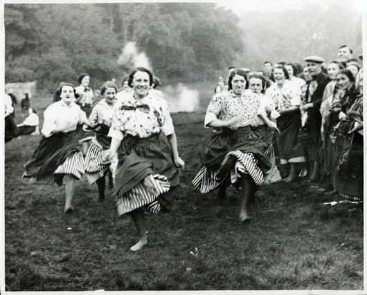 The racing fishwives of Musselburgh at the town's annual Fishermen's Walk. PIC: John Gray Centre, East Lothian Council.