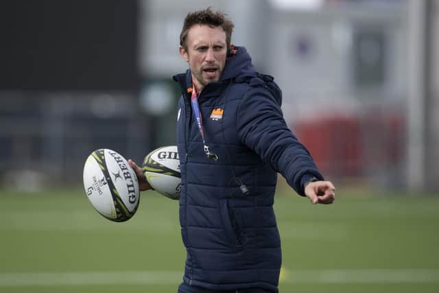 Head coach Mike Blair has been credited with pepping up the Edinburgh attack.  (Photo by Paul Devlin / SNS Group)