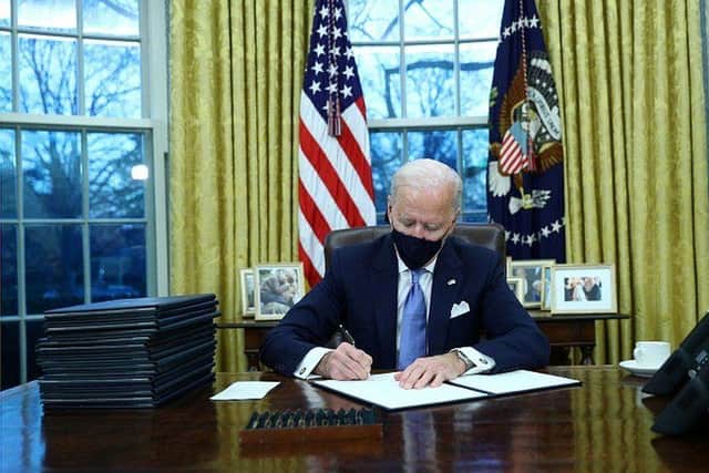 President Biden has already outlined and directed some key changes (Picture: Reuters)