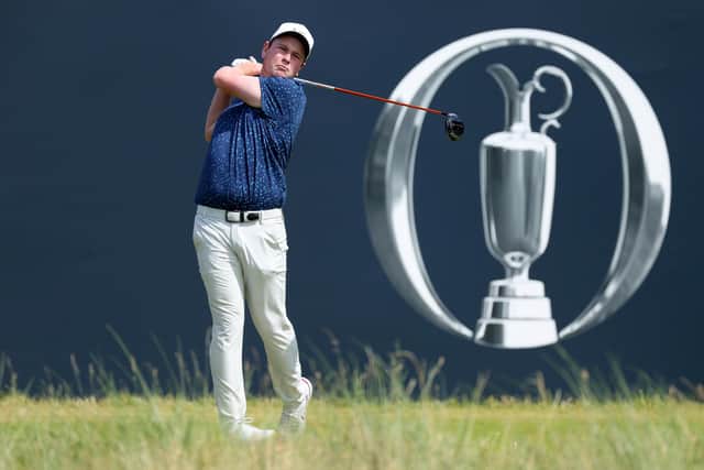 Bob MacIntyre pictured in action during last year's 151st Open at Royal Liverpool. Picture: Andrew Redington/Getty Images.