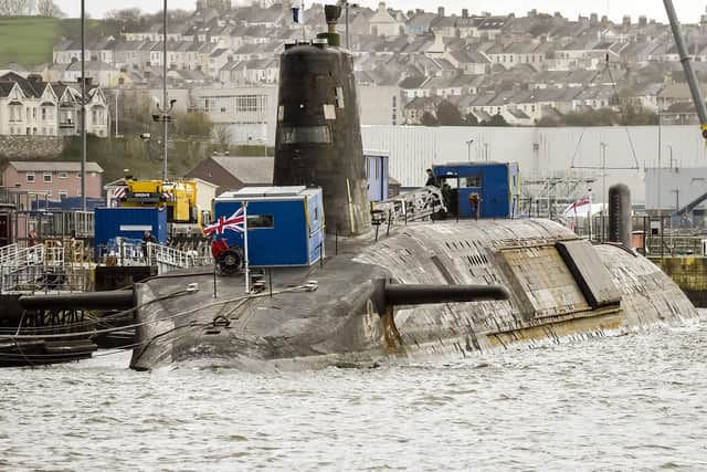 HMS Vanguard. Photo: Ben Birchall/PA Wire