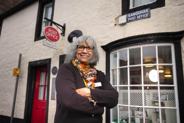 Postmistress Nazra Alam had been running the post office since 2015 alongside her postal enthusiast late husband Dr Manzoor Alam, who died last year. Picture: Sandy Young/PA Wire