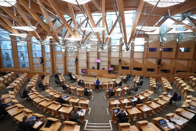 Despite the First Minister’s challenges, the latest polling also showed the SNP on track to clinch a majority of just one seat in the upcoming Holyrood elections. (Photo by Russell Cheyne - Pool/Getty Images)