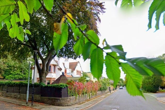 Wester Coates Gardens is a leafy crescent that is full of detached houses, found between Murrayfield and Haymarket. It is at No.7 on the list of Scotland's most expensive streets