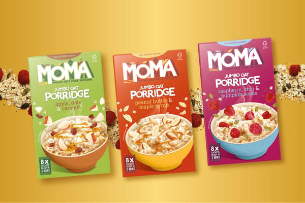 Moma was founded by Tom Mercer in 2006 as a challenger brand in the porridge market, using quality British jumbo oats. Most recently, the brand has diversified into the high growth plant-based milk sector.