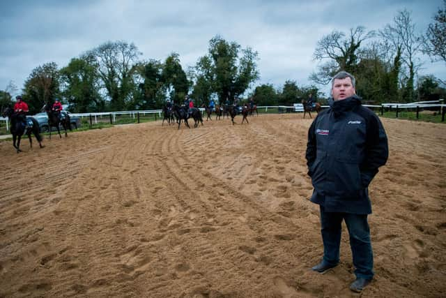 Gordon Elliott, a leading horse racing trainer who has won the Grand National three times, is at the centre of a an IHRB investigation. (Pic: PA)