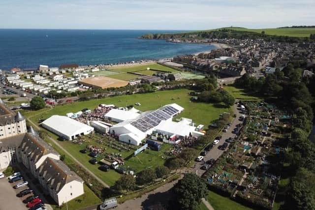 The Happening will be held in a purpose-built marquee in Stonehaven’s Baird Park.