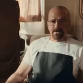 One Super Bowl ad featured a call back to Breaking Bad with PopCorners recruited Bryan Cranston and Aaron Paul reprising their Breaking Bad characters for the ad which featured Walter White and Jesse Pinkman in their famous trailer, but instead of manufacturing crystal meth, they were making PopCorners snacks.