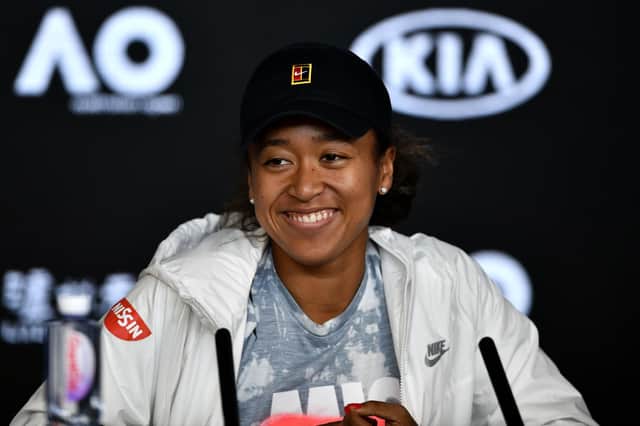 Japan's Naomi Osaka speaks at a press conference ahead of the Australia Open tennis tournament in Melbourne on January 18, 2020.