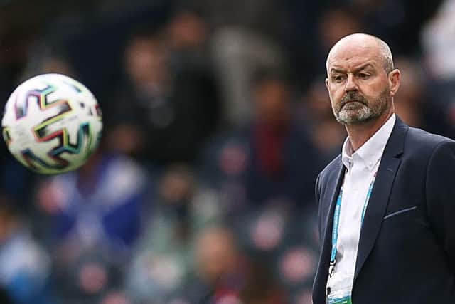 Scotland's coach Steve Clarke. (Photo by LEE SMITH/POOL/AFP via Getty Images)