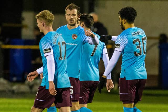 Hearts stretched further ahead of the rest at the top of the Championship after beating Alloa.