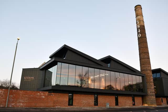 The reborn Rosebank Distillery combines Victorian brickwork with modern architecture (Picture: Michael Gillen)