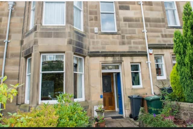 The house at 15 Ormidale Terrace where John Lennon stayed as a child.