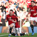 Manchester United's Scottish midfielder Scott McTominay scored twice to help them win 2-1 against Brentford.