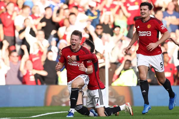 Manchester United's Scottish midfielder Scott McTominay scored twice to help them win 2-1 against Brentford.