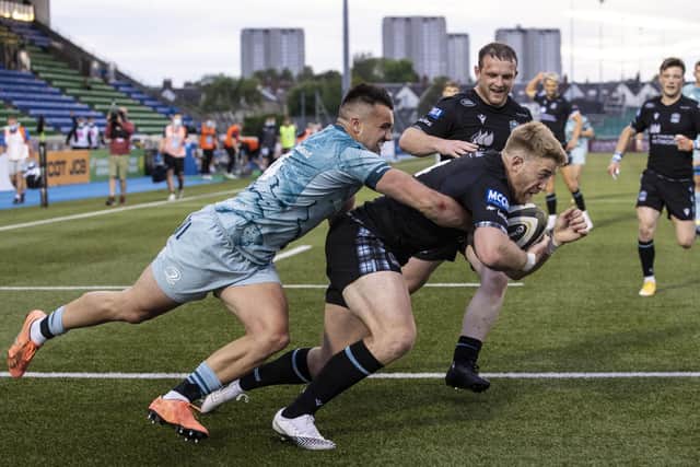 Danny Wilson takes inspiration from Glasgow Warriors' win over Leinster last season ahead of their URC quarter-final. (Photo by Alan Harvey / SNS Group)