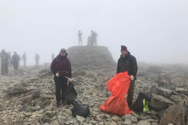 More than 400,000 people come to Ben Nevis each year, and that figure is expected to grow - fears have been raised over the impact of issues such as litter on the area, especially as lockdown restrictions ease