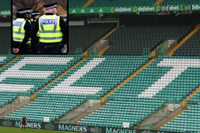 Police are discouraging the planned protest at Celtic Park.