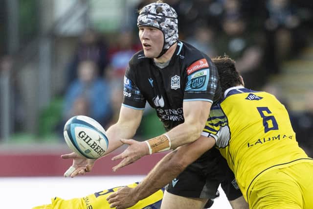 Glasgow Warriors' Gregor Hiddleston has impressed coach Franco Smith, particularly with his tackling. (Photo by Ross MacDonald / SNS Group)