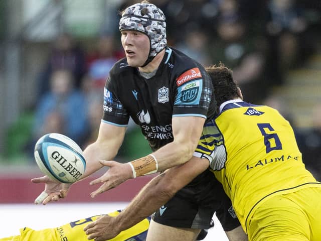 Glasgow Warriors' Gregor Hiddleston has impressed coach Franco Smith, particularly with his tackling. (Photo by Ross MacDonald / SNS Group)