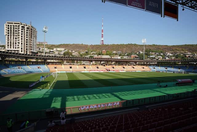 The Republican Stadium in Yerevan where Rangers will take on Armenian champions Alashkert on Thursday. (Photo by Claudio Villa/Getty Images)